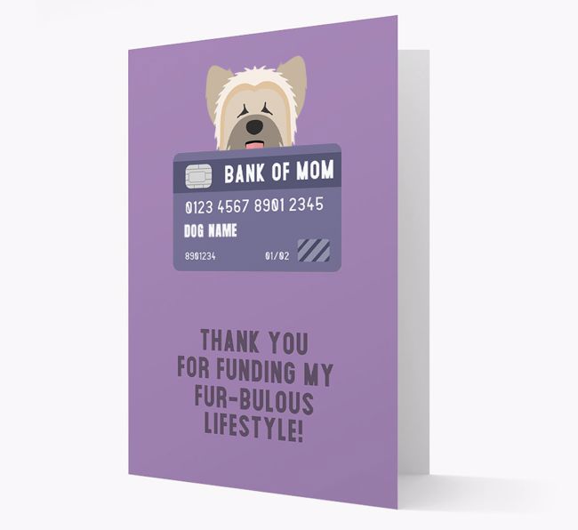 'Bank of Mom' - Personalised {breedFullName} Card